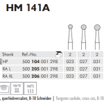 Allport Round Drill Tungsten Carbide HM 141A RA XL
