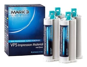 Mark3 VPS Impression Material 50ml Cartridge 4/pk #3010