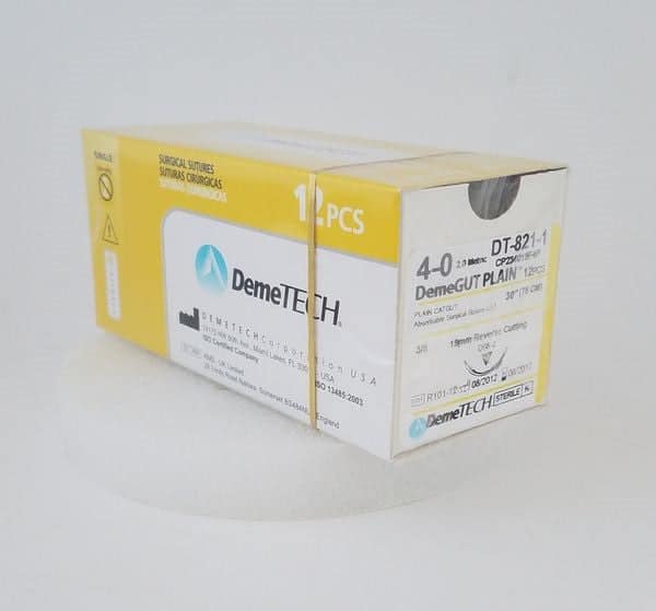 DEMETECH Plain Gut 3-0 DFS-1/24MM 30"/75CM #DT-810-1