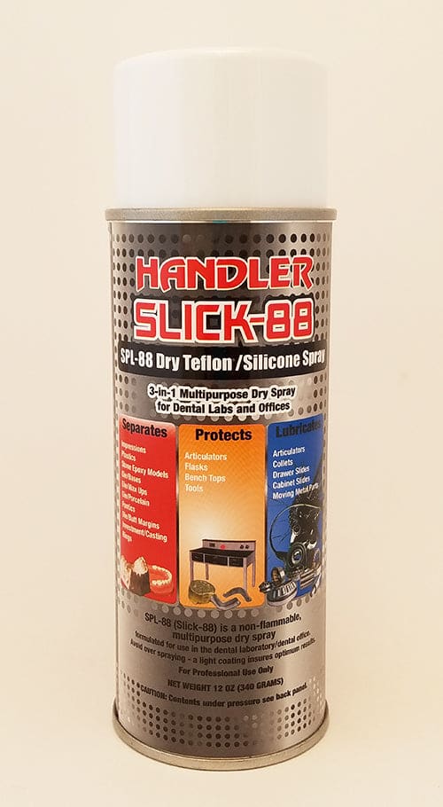 HANDLER SLICK-88 Dry Teflon Silicone Spray 12oz.