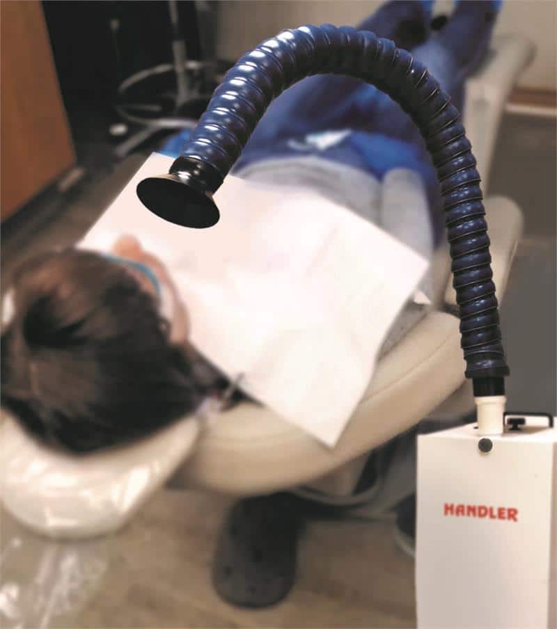 HANDLER Extraoral Dental Mobile Suction Unit for Aerosols #42ESU 4