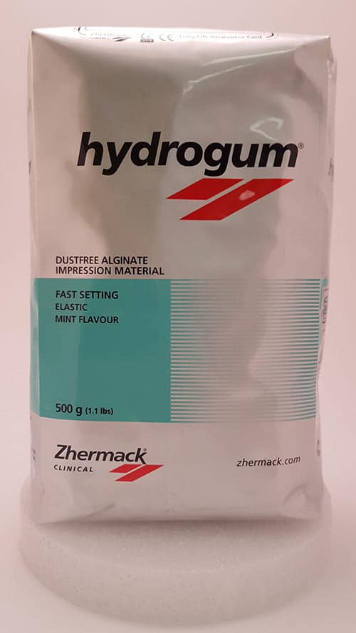 Zhermack Hydrogum Alginate Fast Set 500 g Mint Flavor