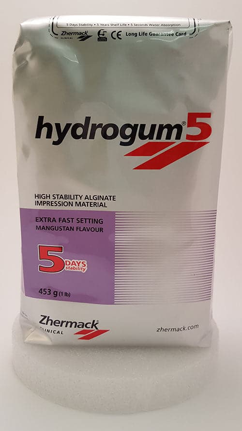 Zhermack Hydrogum 5 Alginate Extra Fast Set 453g Tropical Fruit Flavor 1