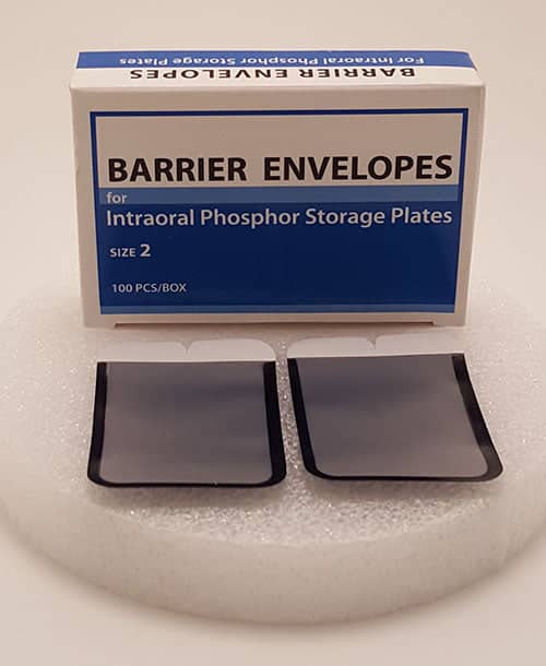 Plasdent Corporation Phosphor Plate Barrier Envelopes Size 2 1