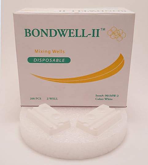 Plasdent Corporation Disposable Mixing Wells - BONDWELL-II™ White