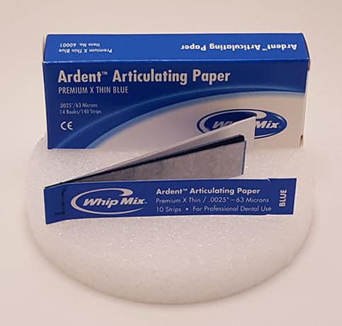 Whip Mix Ardent Articulating Paper Premium X-Thin Blue/Impregnated #60001 (SPECIAL PRICE: 2 QTY LEFT)