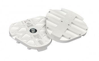 Whip Mix Plastic Mounting Plates White 500/pk #28517