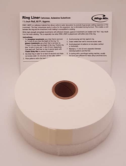 Whip Mix Ring Liner 1-1/8" Roll, 60ft. #14605