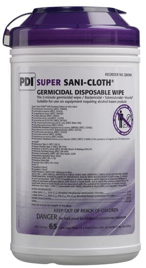 PDI SUPER SANI-CLOTH® GERMICIDAL DISPOSABLE WIPE
