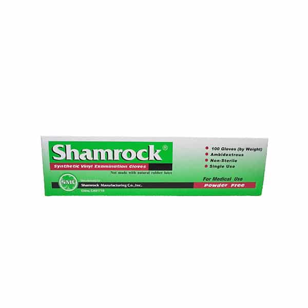 Shamrock Exam Gloves Vinyl Powder Free 100/box #20211