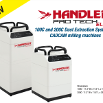 Handler - 100C and 200C Dust Extraction System for CADCAM Milling Machines