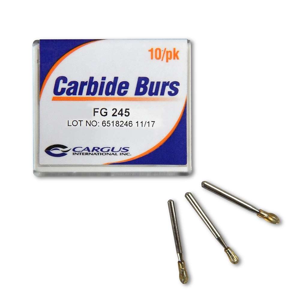 Cargus Carbide Burs RA 2 Round 10/pk.