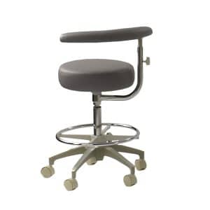 Beaverstate Dental Ultraleather upholstery in lieu of standard, assistant’s stool # AT-96 UL